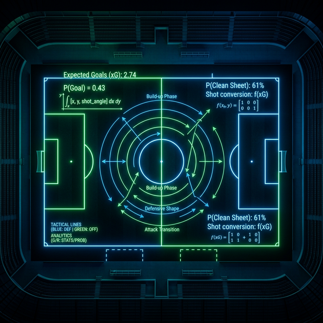 Futbolda olasılık hesabı ve beklenen gol xG analizi